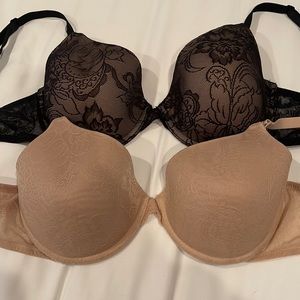 Natori Private Luxuries Nursing Bras in nine and black 34C